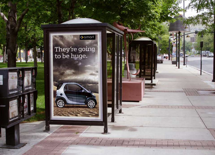 Smart Car Bus Stop